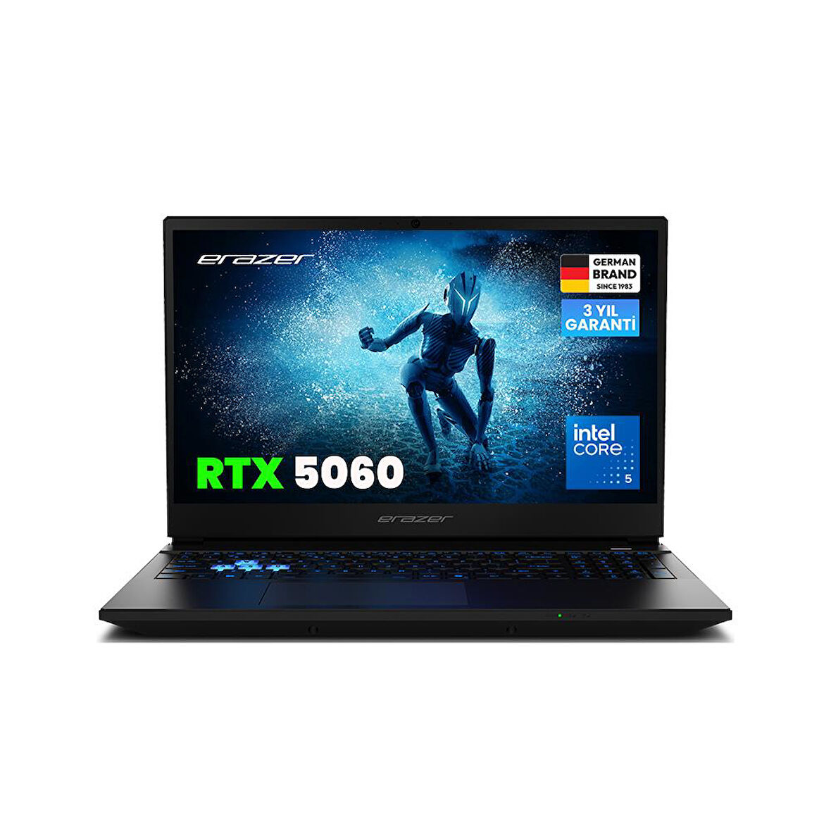 ERAZER Deputy 15 P1 MD62764 Intel Core 5 210H 16GB RAM 1TB SSD RTX5060 15.6" 144Hz FHD IPS FreeDOS Oyuncu Laptop