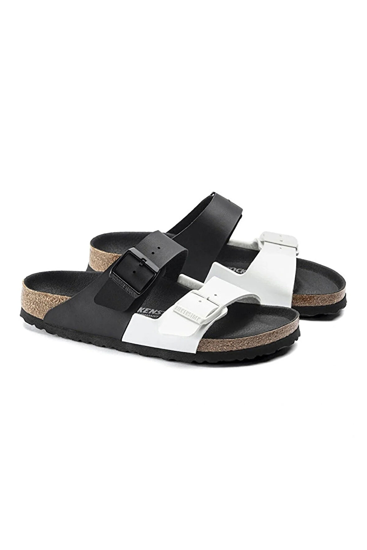 Kadın Terlik 1019703 Birkenstock ARIZONA SPLIT BF BLACK WHITE