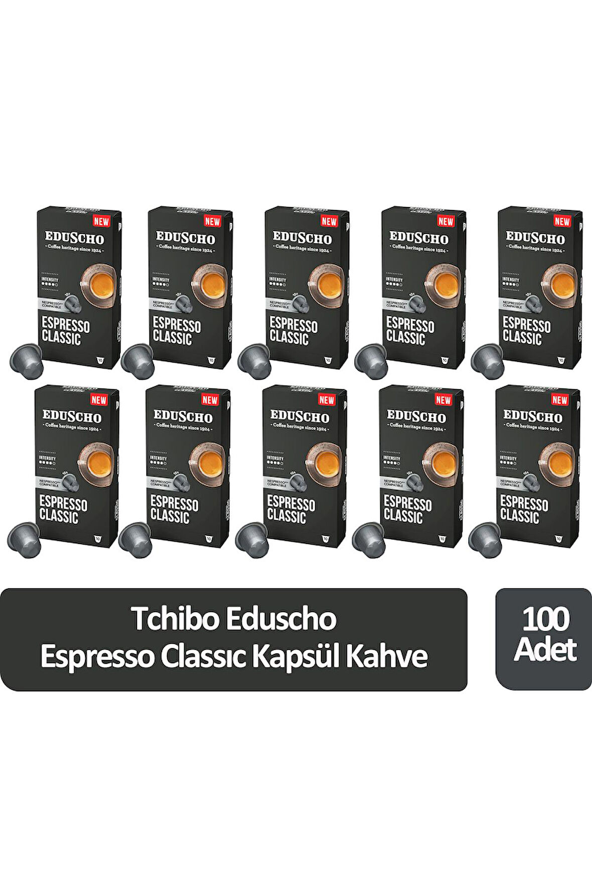 Tchibo Eduscho Espresso Classic Kapsül Kahve 100 Kapsül
