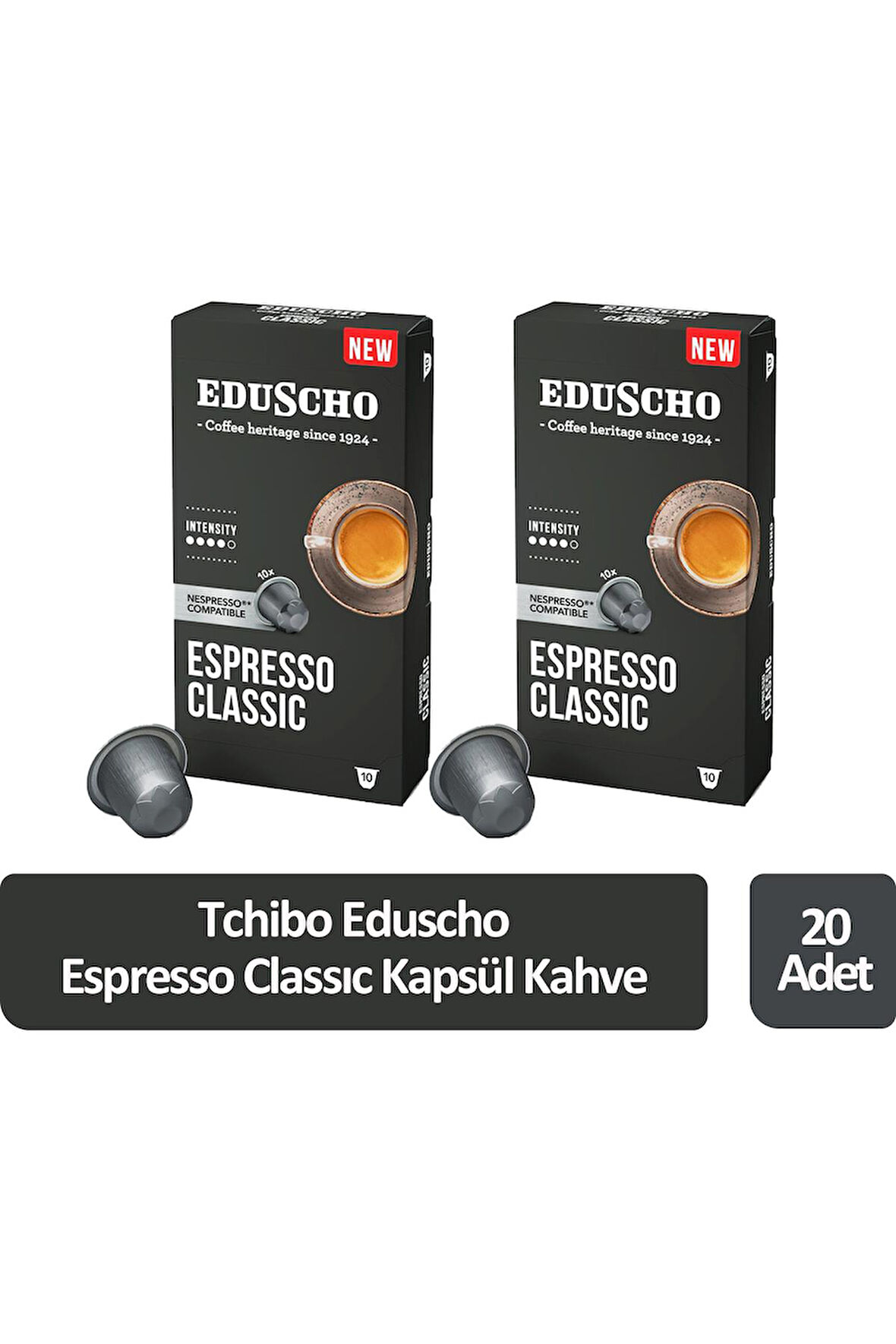 Tchibo Eduscho Espresso Classic Kapsül Kahve 20 Kapsül