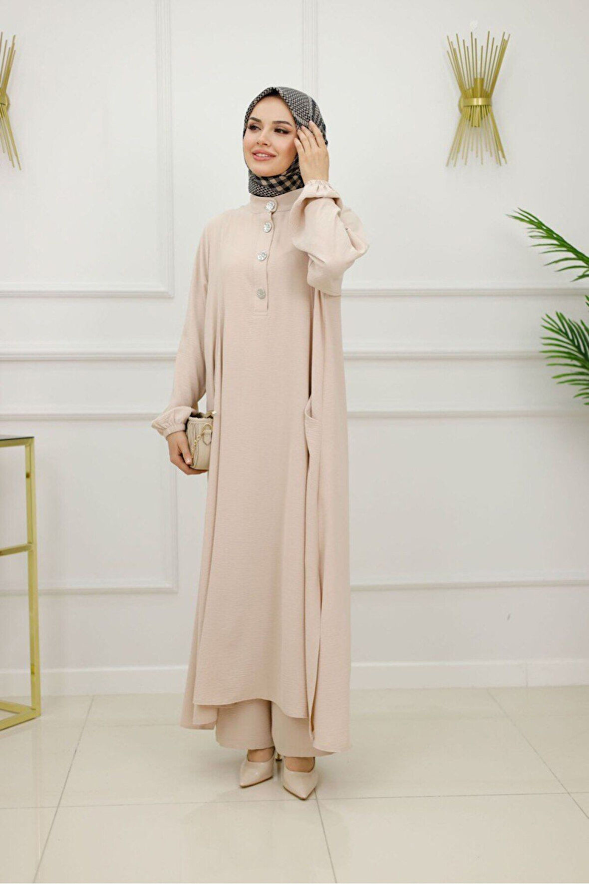 Kadın Tesettür 2'Li Takım Tunik & Pantolon