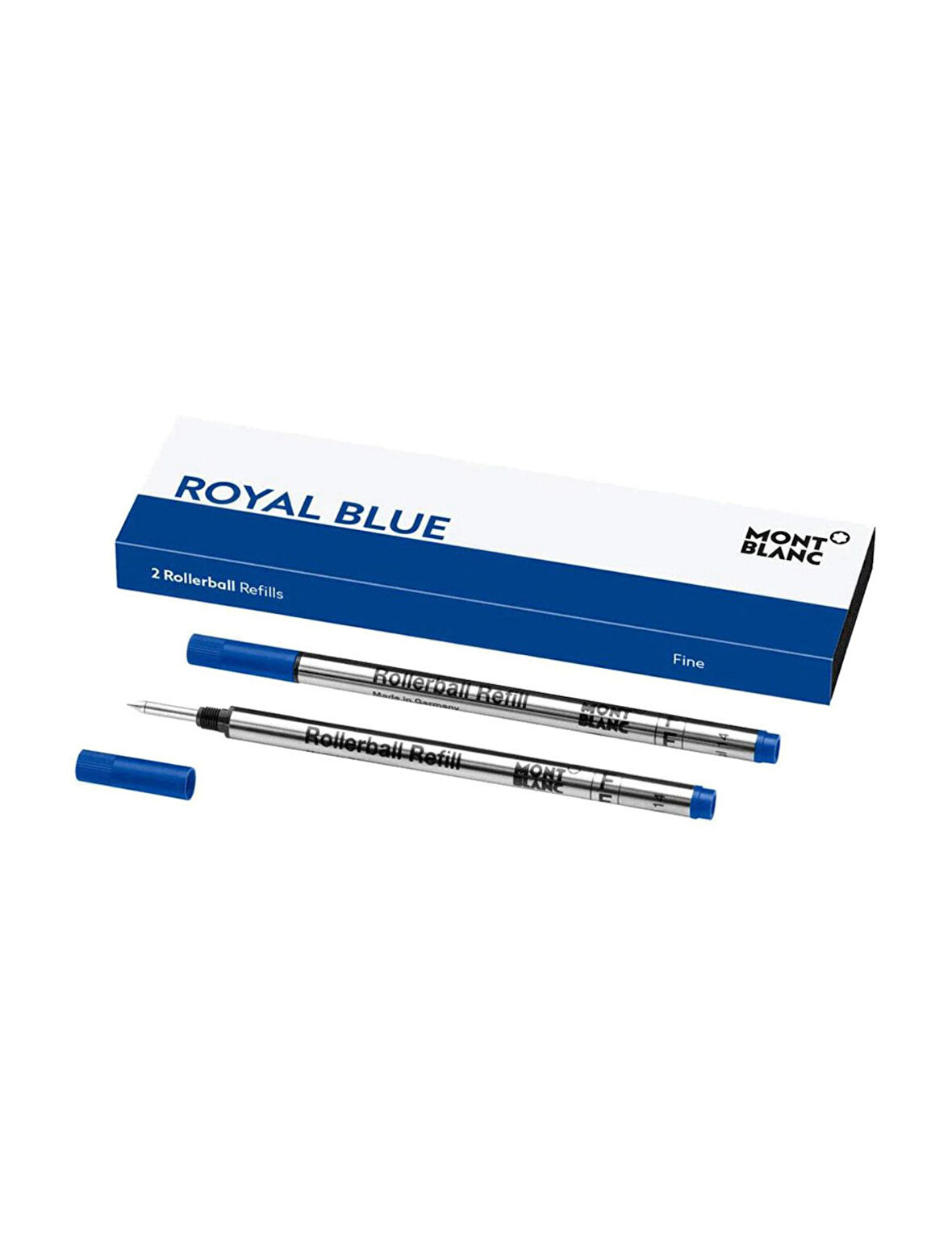 Montblanc 2li Rollerball Yedeği Fine Royal Blue 128232