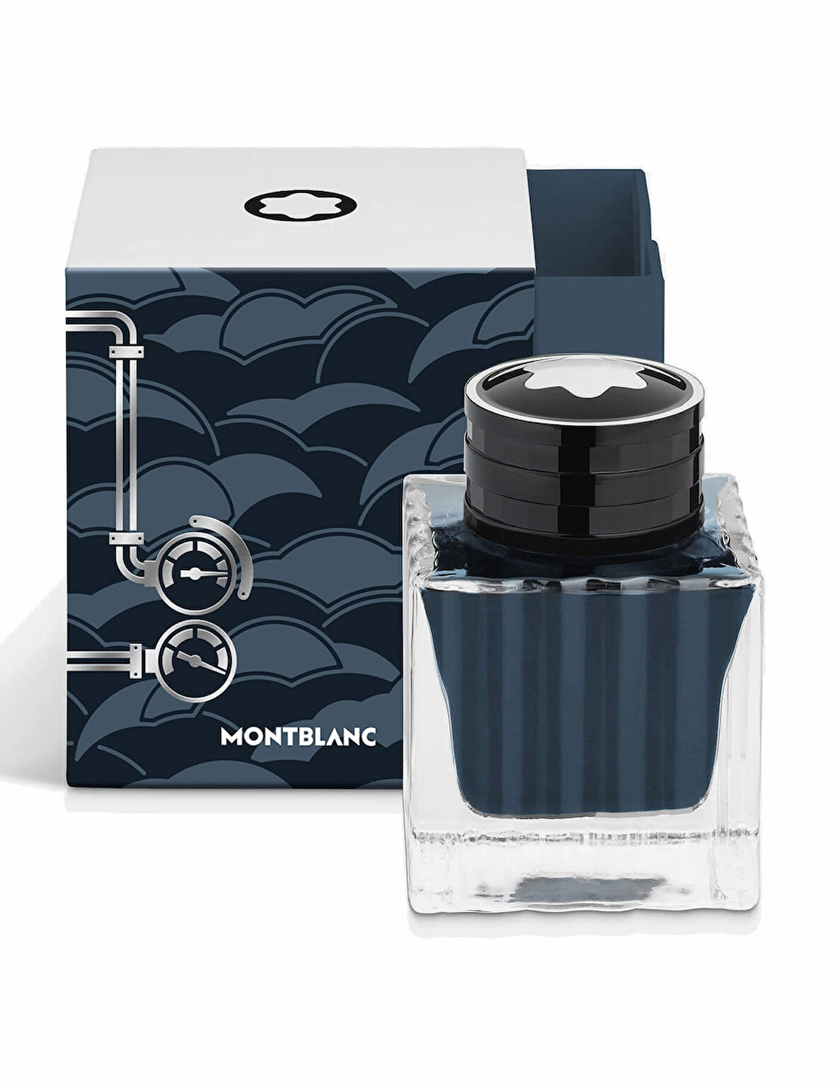 Montblanc Mürekkep Şişesi, Meisterstück 80 Günde Devri Alem, Kömür Mavisi - 50ml 134408