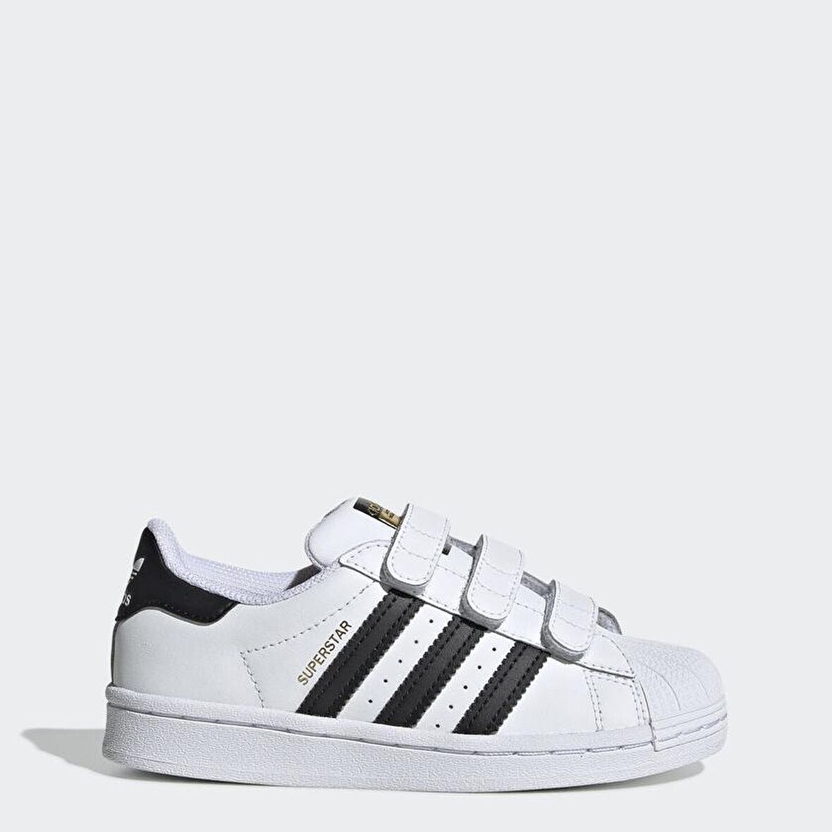 adidas Beyaz - Siyah Erkek Çocuk Yürüyüş Ayakkabısı EF4838 SUPERSTAR CF C