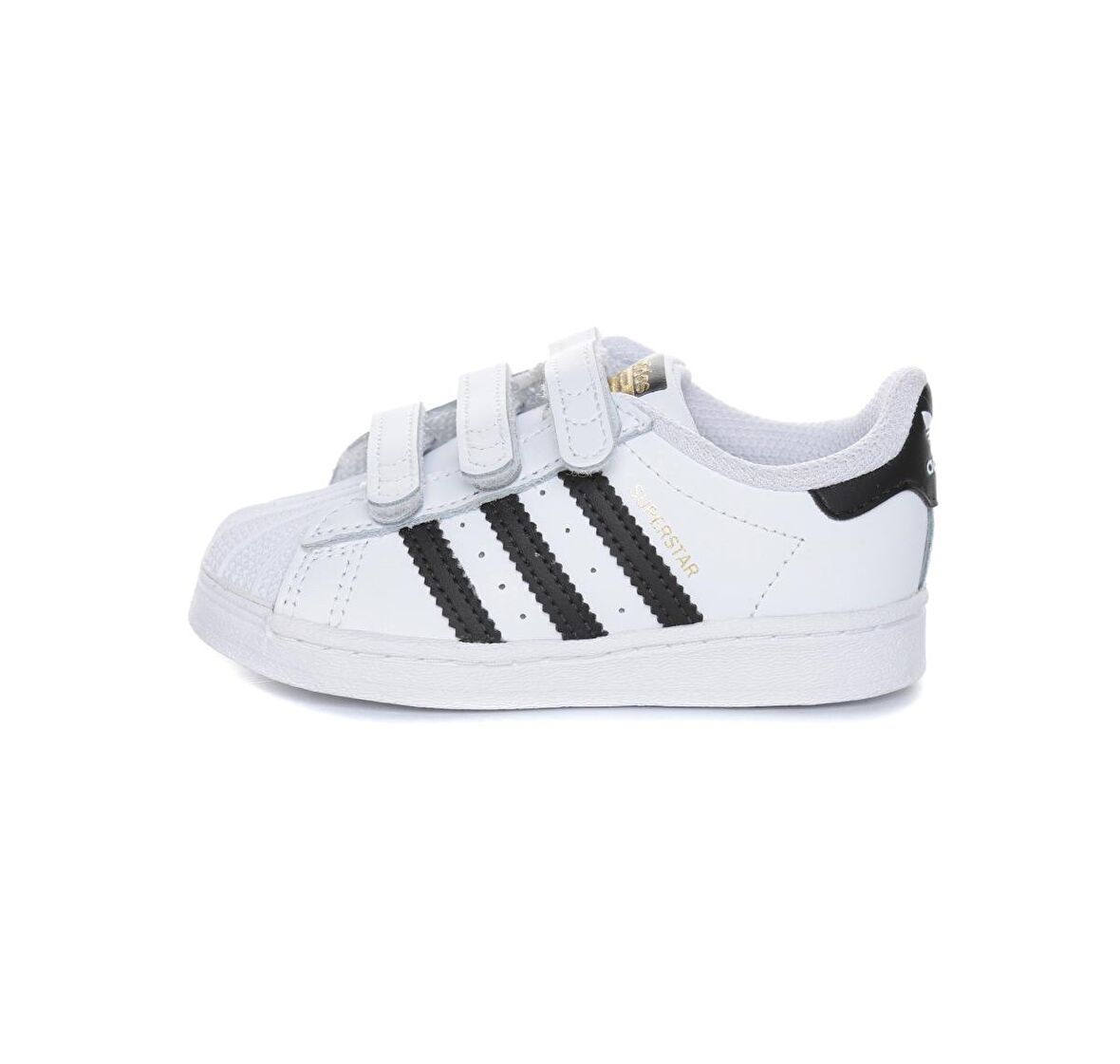 adidas Beyaz - Siyah Erkek Bebek Yürüyüş Ayakkabısı EF4842 SUPERSTAR CF I