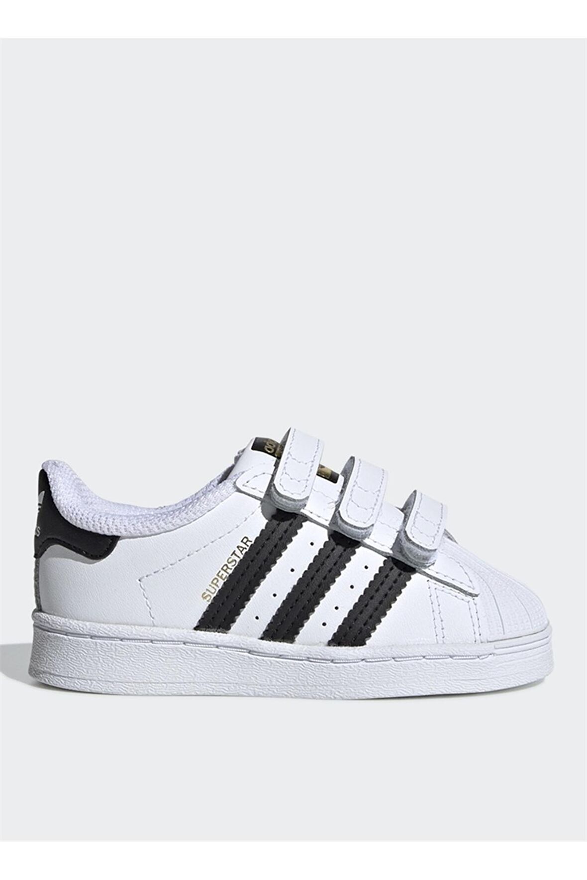 adidas Beyaz - Siyah Erkek Bebek Yürüyüş Ayakkabısı EF4842 SUPERSTAR CF I