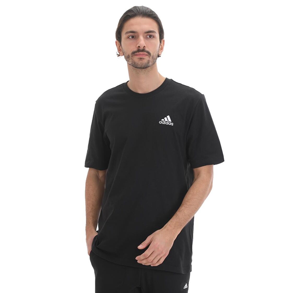 GK9639-E adidas M Sl Sj T Erkek T-Shirt Siyah