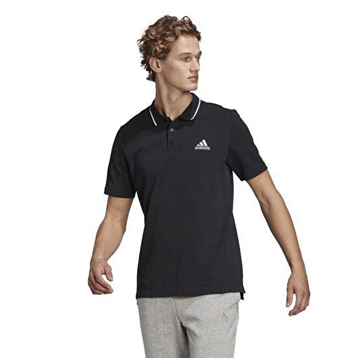 Adidas Erkek Günlük  Polo Yaka T-Shirt M Sl Pq Ps Gk9027
