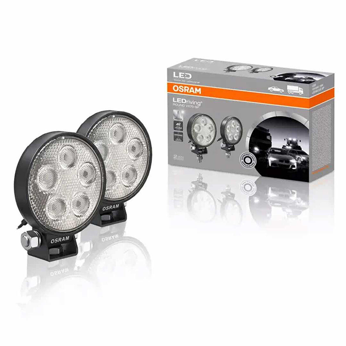 Osram Off-Road Led Lamba Round VX70-SP LEDWL102-SP