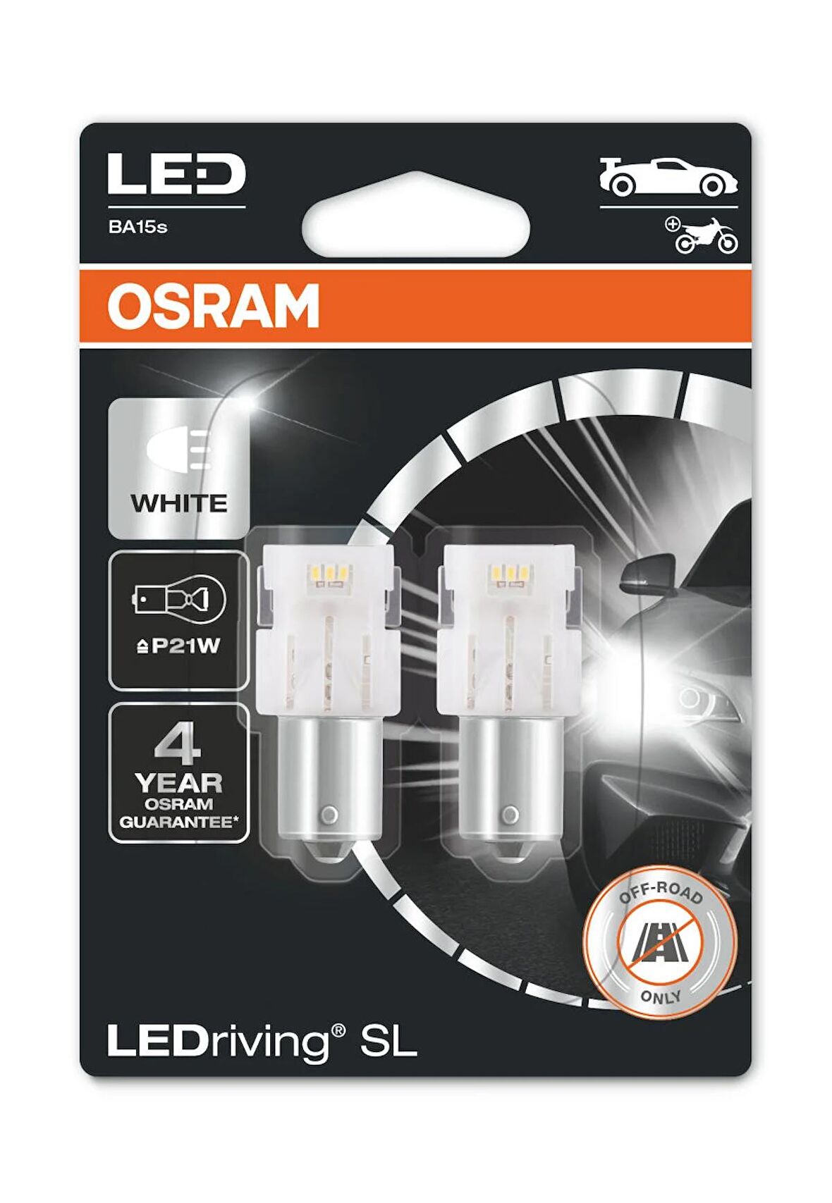 Osram Tek Duy 93 Led Sinyal Ampulü 6000K LEDriving SL 7506DWP.02B (2'li Paket)