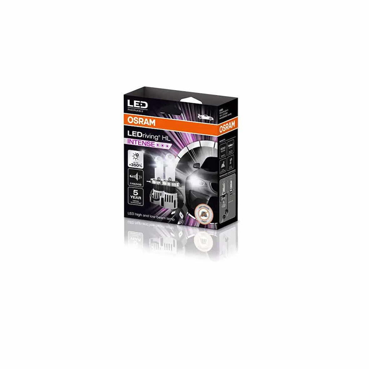 Osram Far Ampulü Led H4/H19 12V 23W Intense 23W64193DWINT