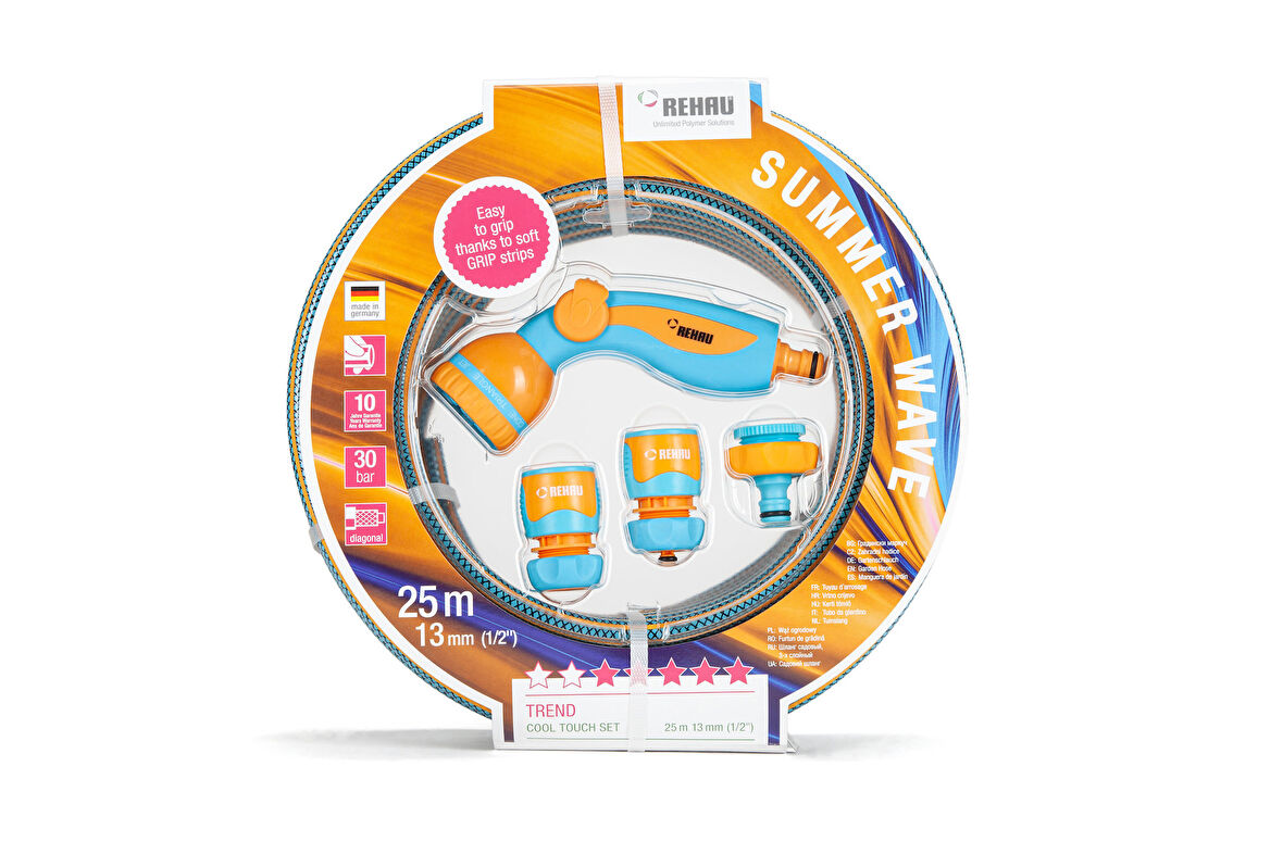 Cool Touch Summer Wave 25m Hortum Seti 1/2"