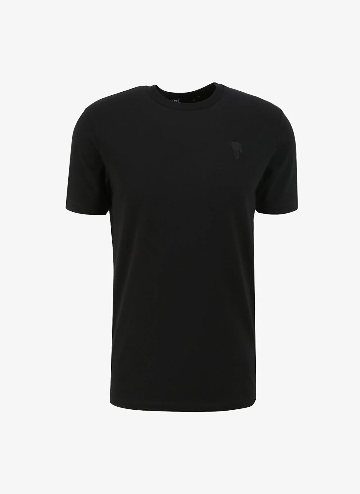 KARL LAGERFELD Bisiklet Yaka Siyah Erkek T-Shirt 755055542221