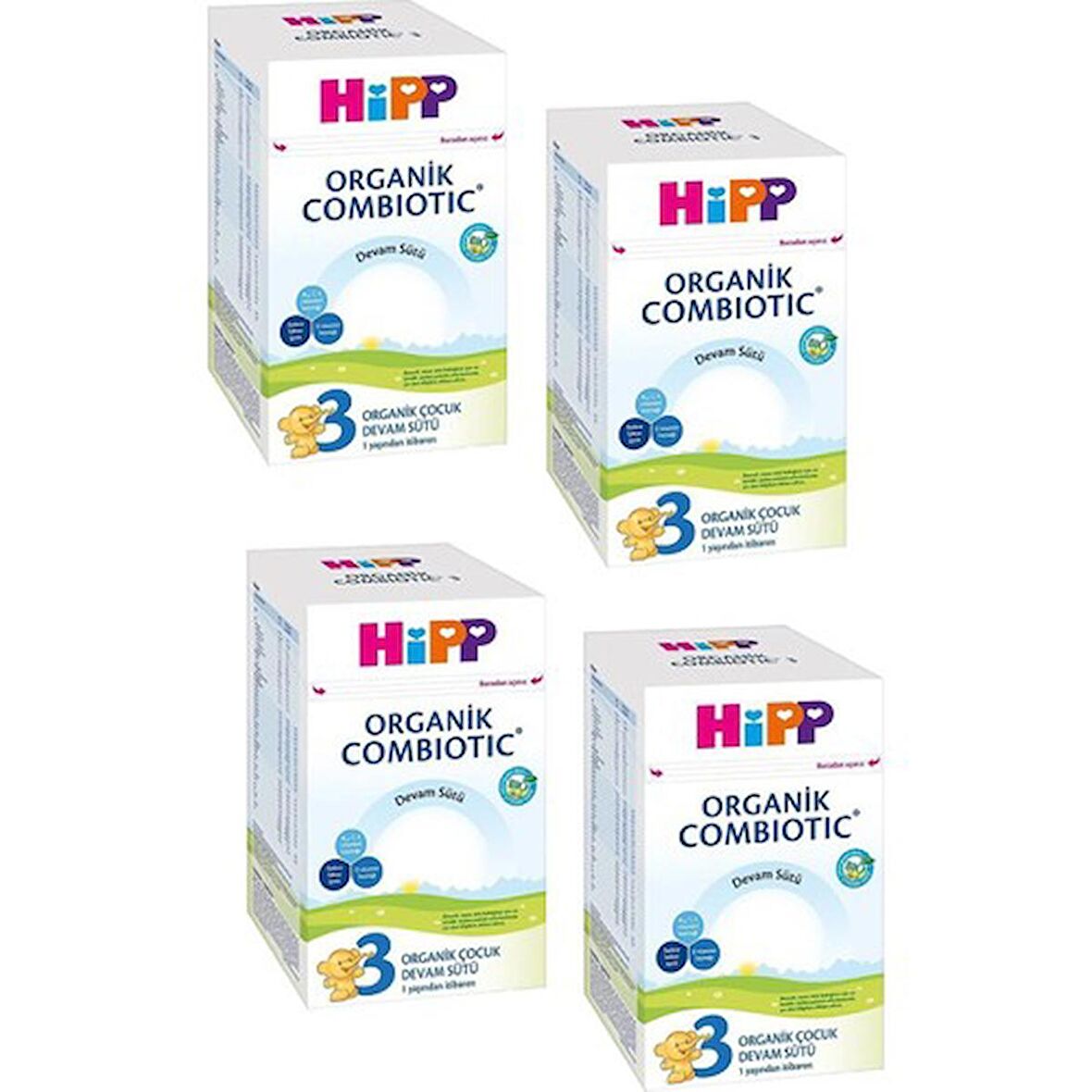 Hipp Organik Combiotic 3 Prebiyotik Devam Sütü 4 x 800 gr