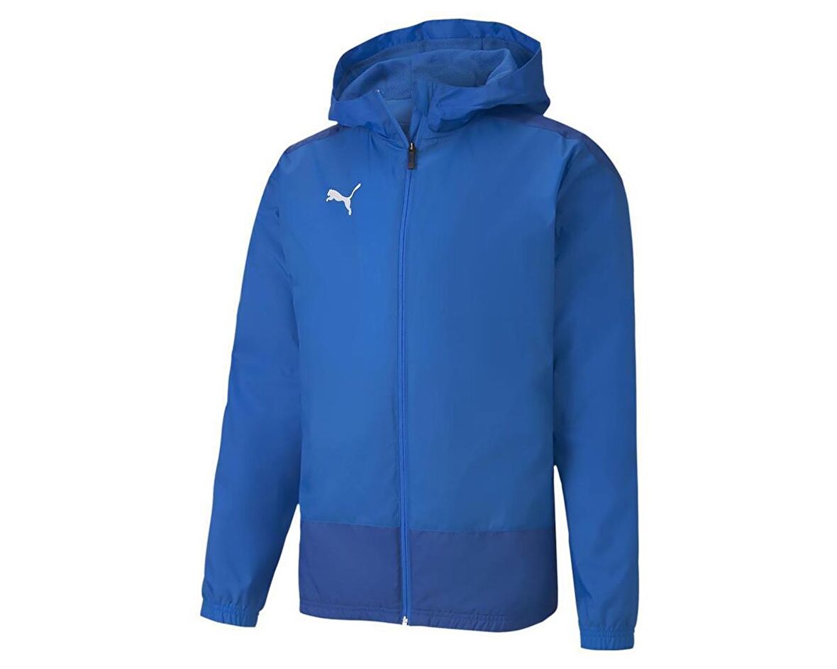 Puma Teamgoal 23 Training Rain Jacket Erkek Futbol Antrenman Yağmurluk 65655902 Mavi