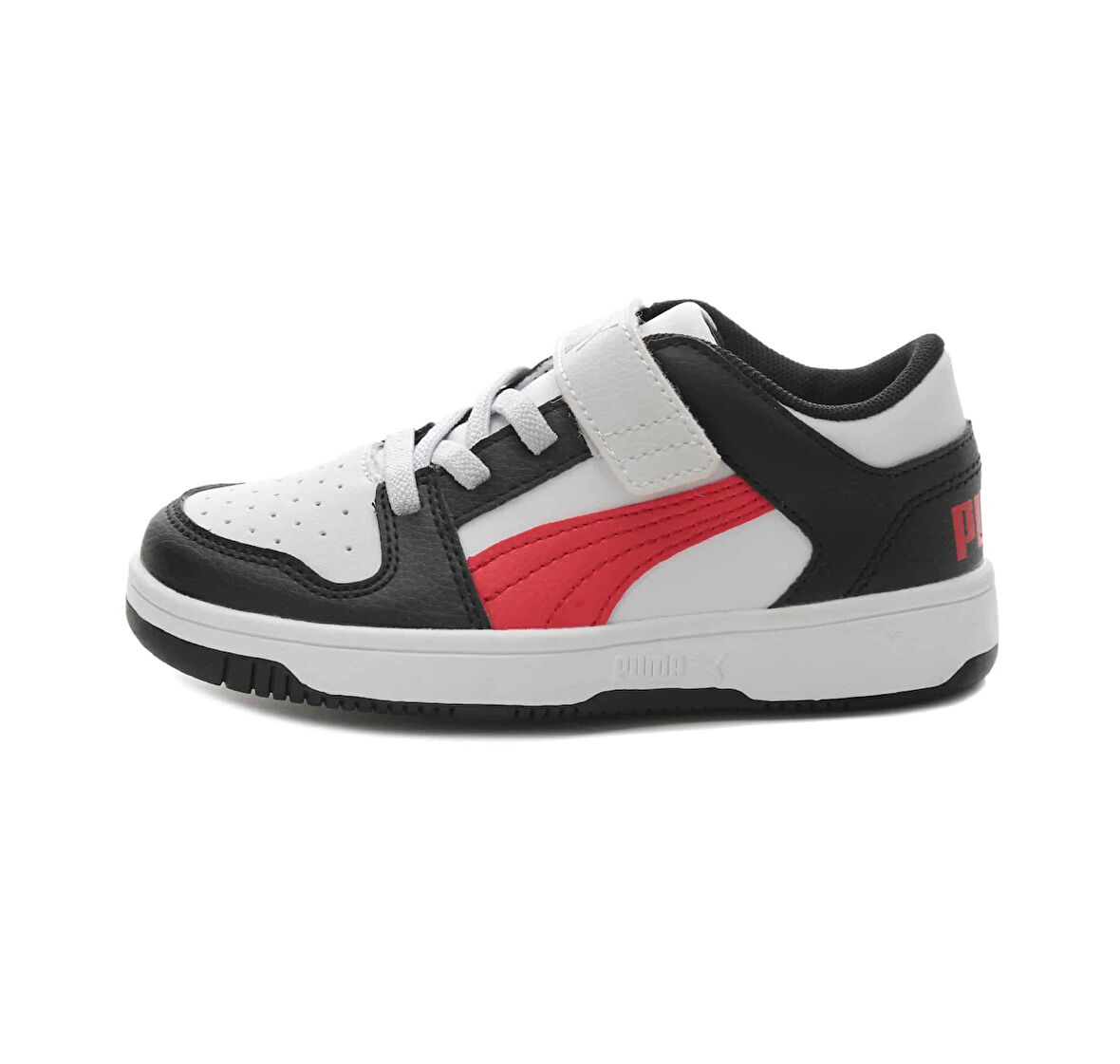 370492-07 Puma Pm Rebound Layup Lo Sl V Ps çocuk Spor Ayakkabı Beyaz