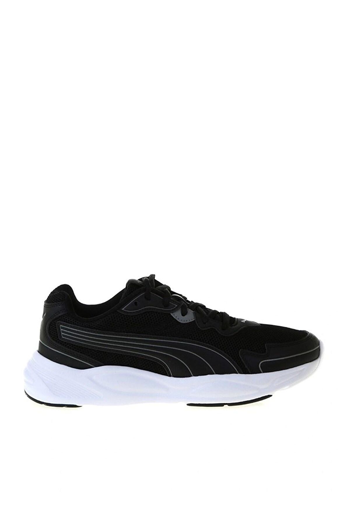 Puma 373017 90S Runner Nu Wave Siyah-Siyah-Gri Erkek Spor Ayakkabı
