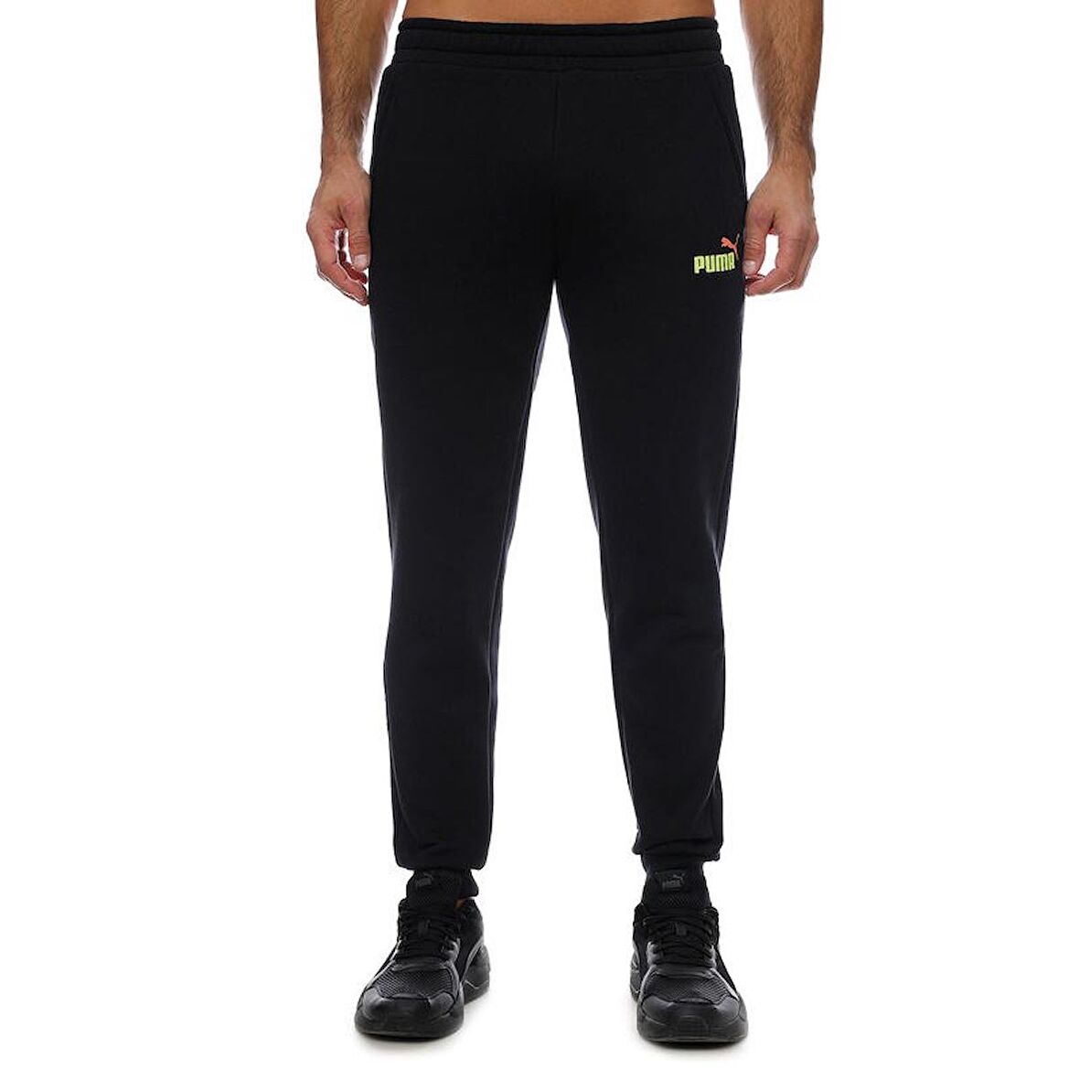 Puma Ess 2 Col Logo  Erkek Siyah Eşofman Altı