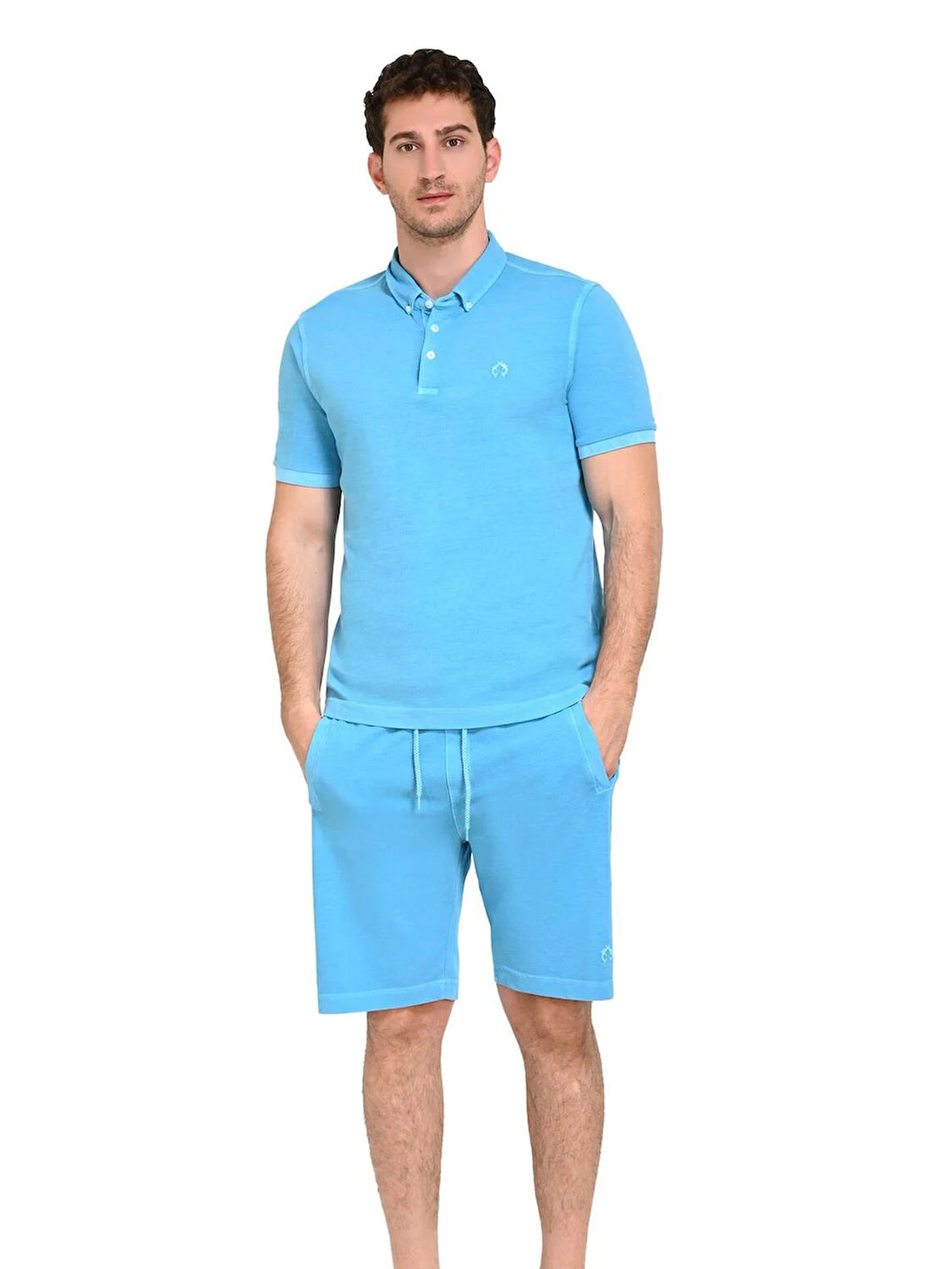 Campione 1319902 Erkek Polo T-Shirt Turquoise