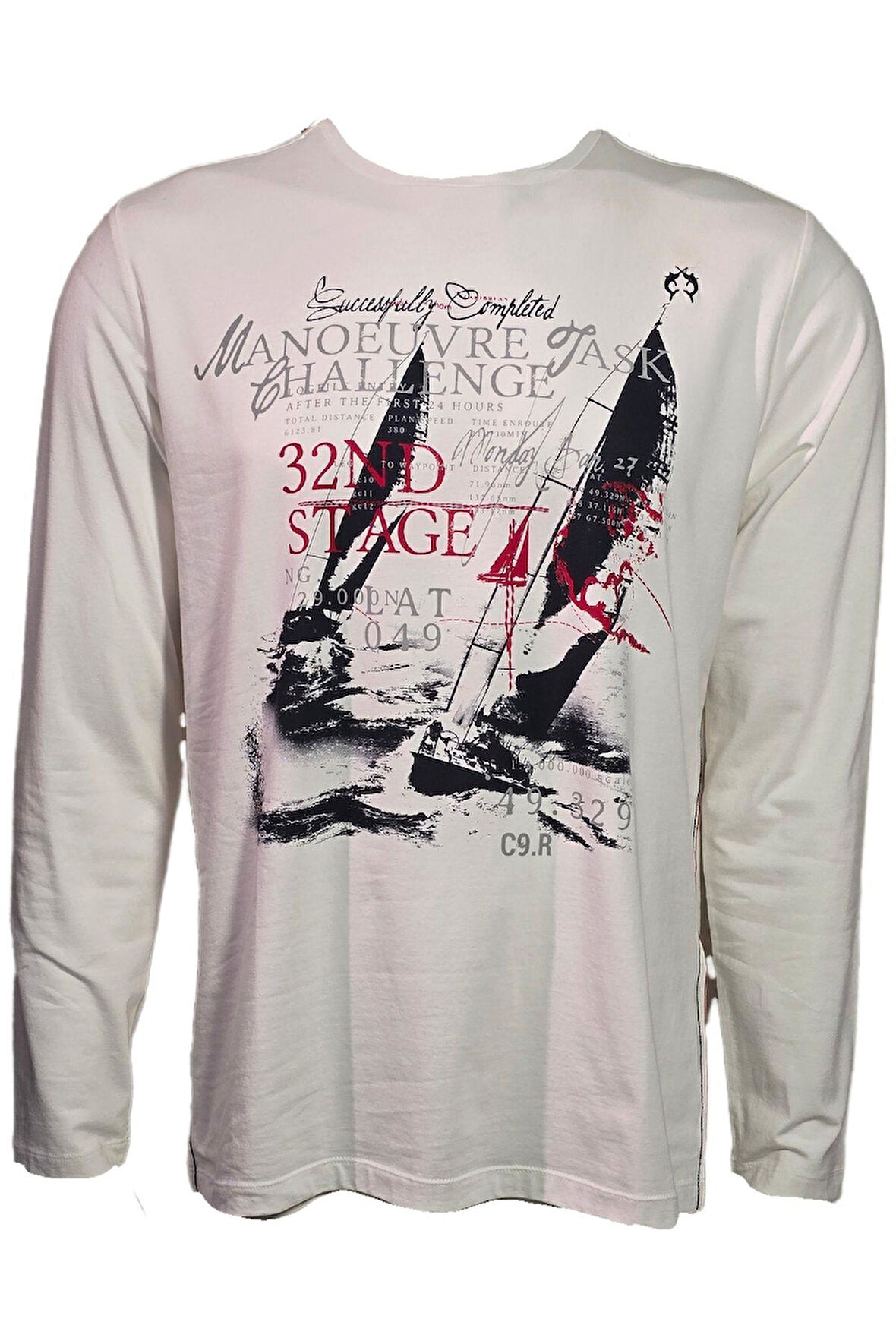 Campione 3099004 Erkek Sweatshirt Off White