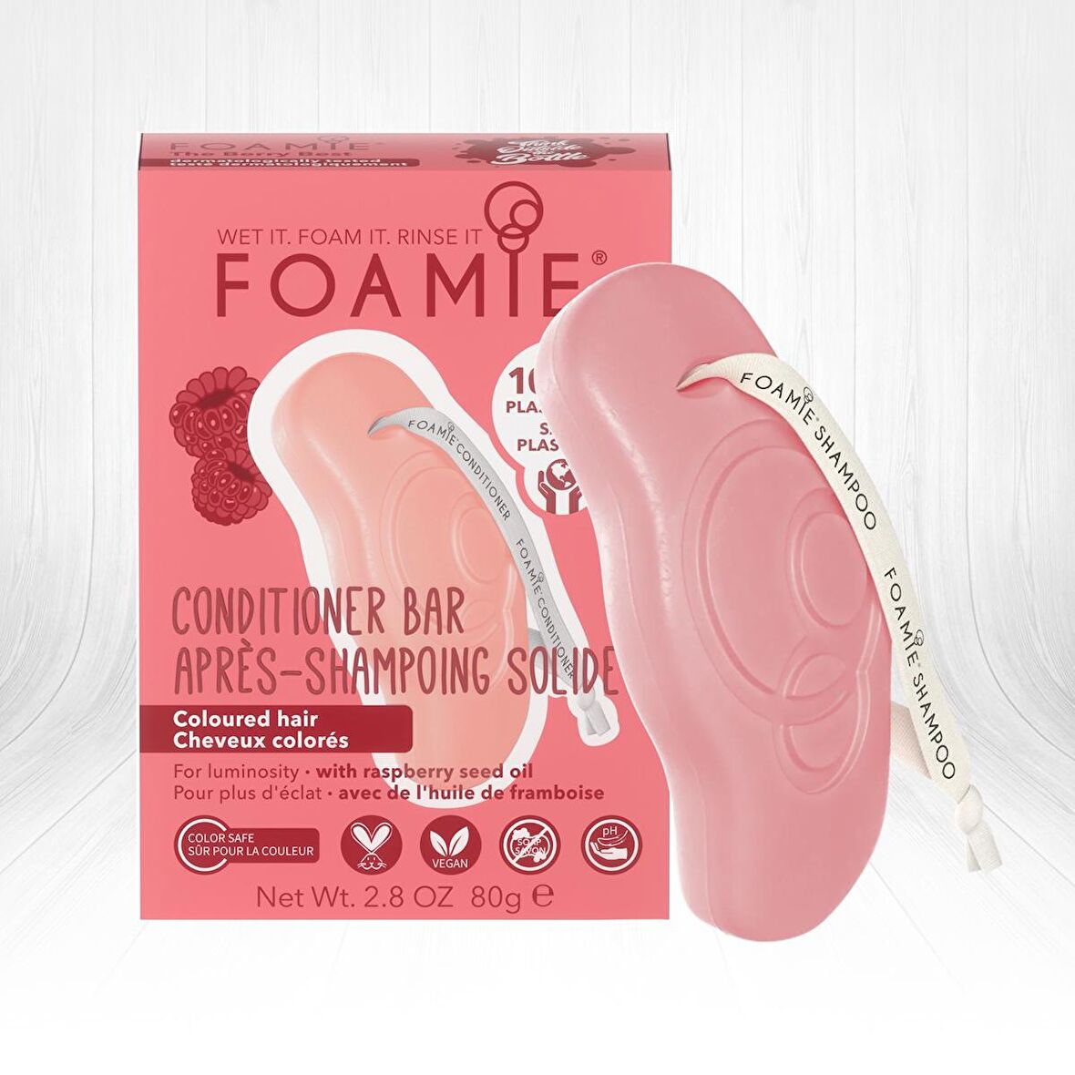 Foamie The Berry Best Shampoo Bar Boyalı Saçlar İçin Katı Şampuan 80 g