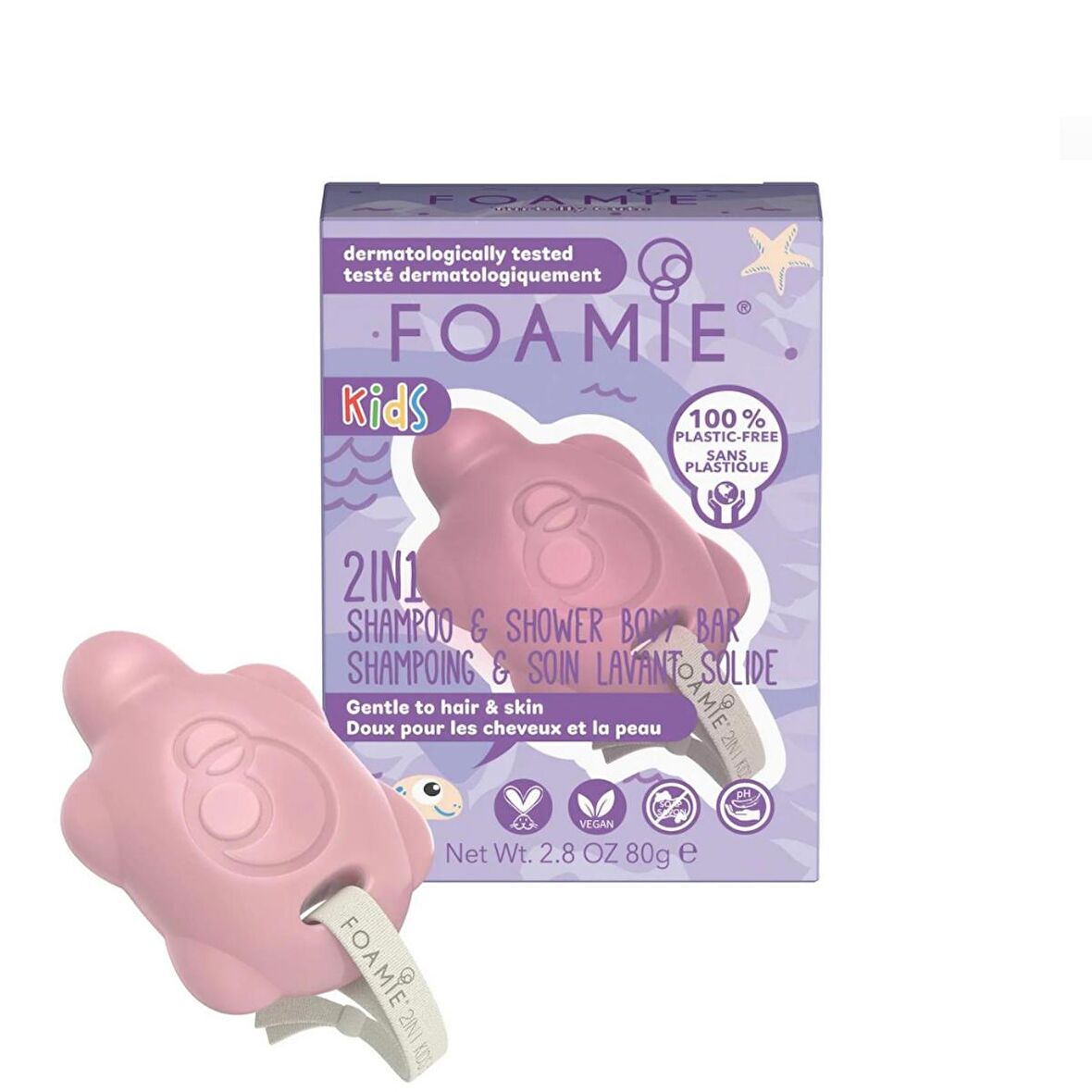 Foamie Kids 2in1 Şeftalili Saç ve Vücut Sabunu 80 g