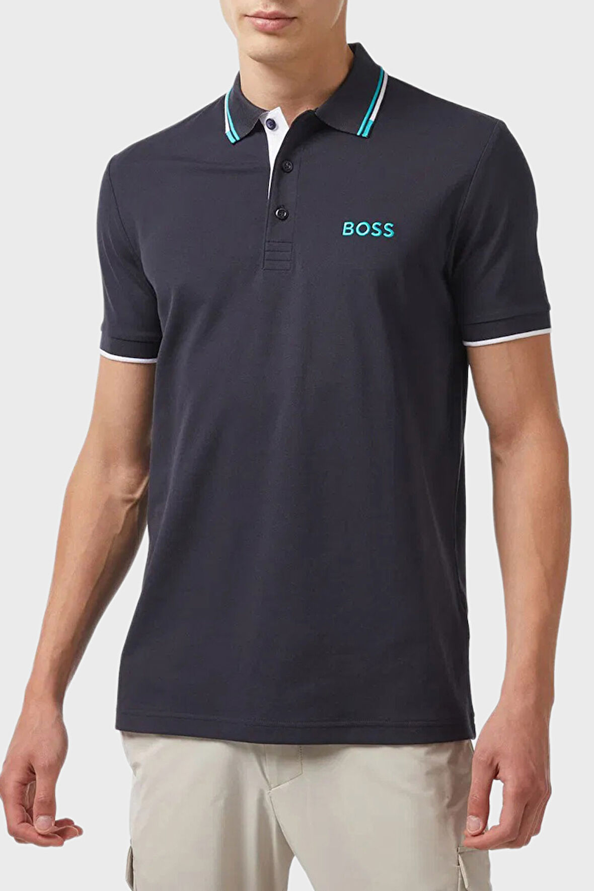 Boss Erkek Polo Yaka T Shirt 50469102 403