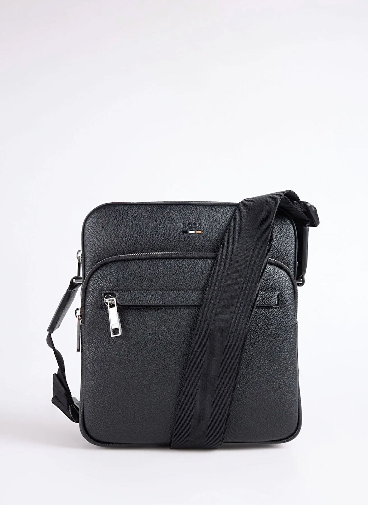 Boss Siyah Erkek Postacı Çantası Ray_Big NS Zip 10263216 01