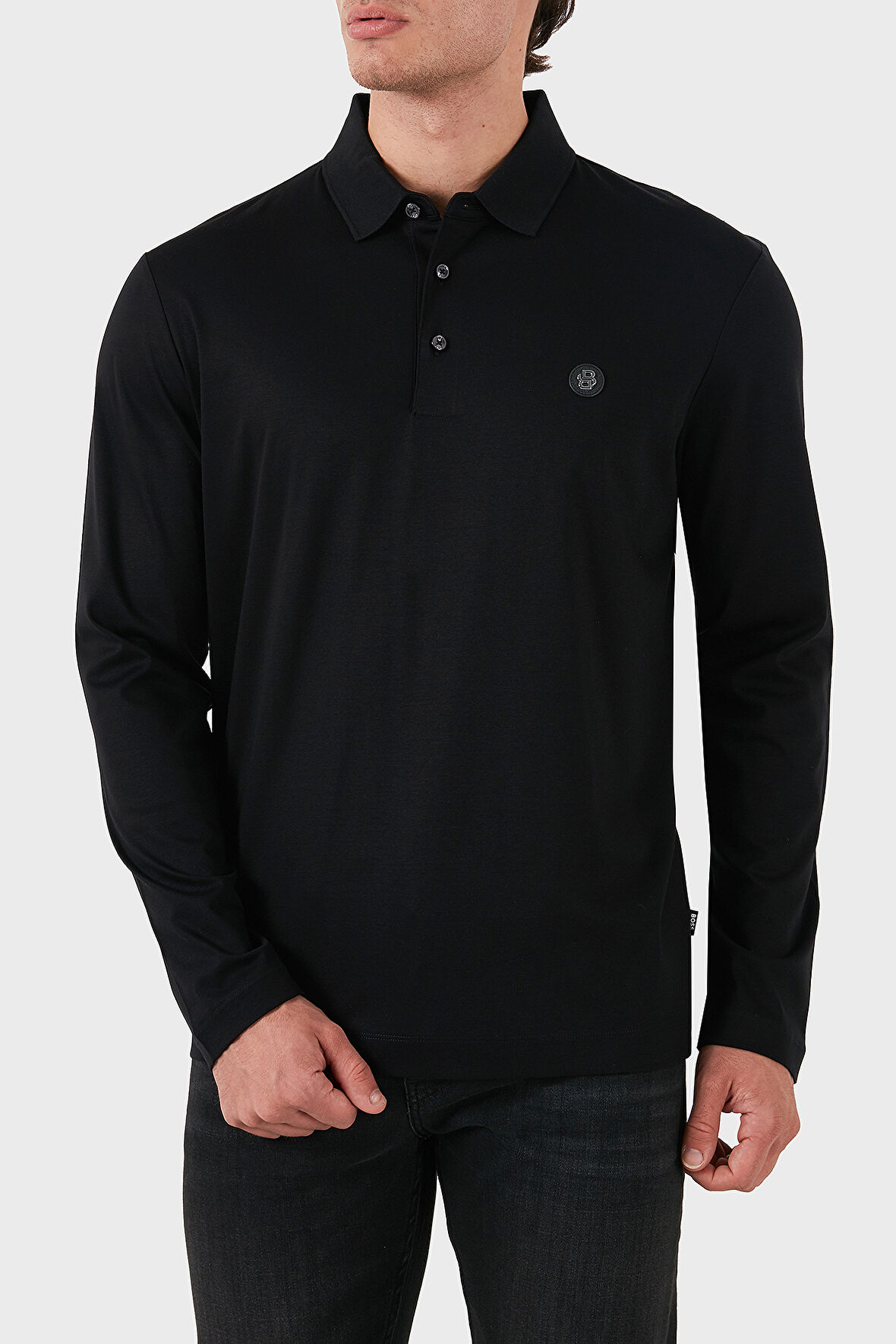 Boss Erkek Polo Yaka Sweat 50523917 001