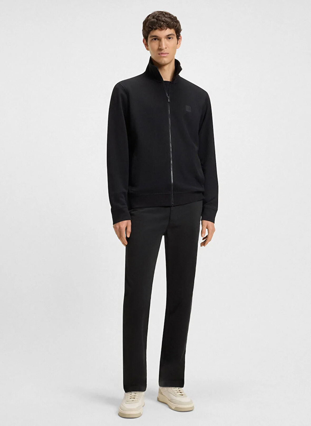 Boss Normal Bel Normal Paça Siyah Erkek Chino Pantolon Chino-Regular