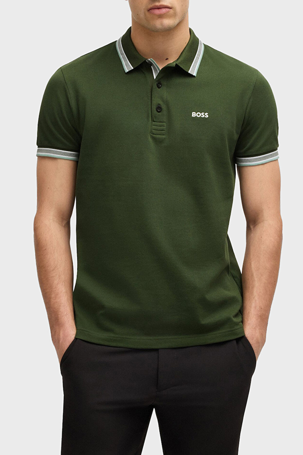 Boss Erkek Polo Yaka T Shirt 50469055 355