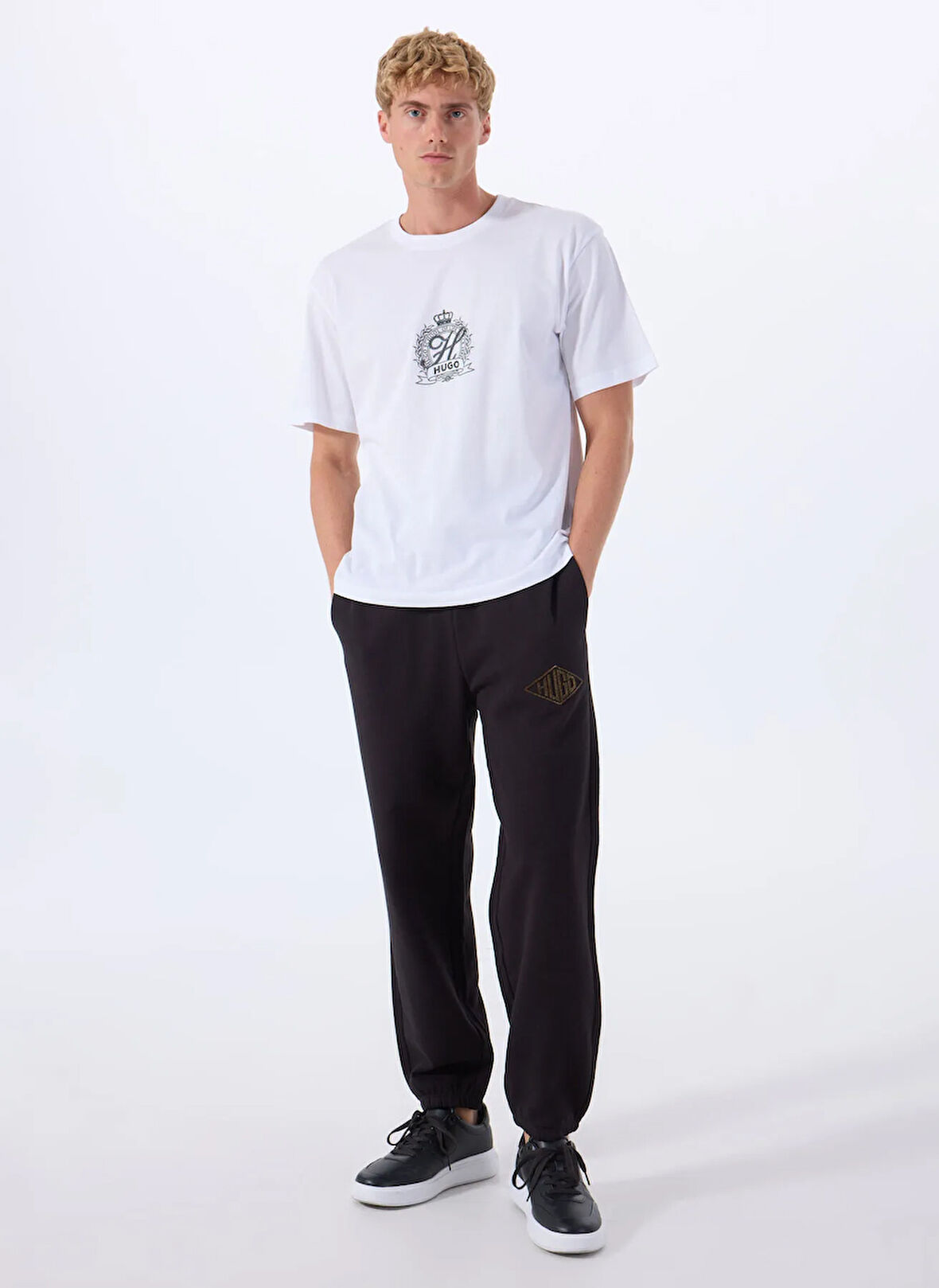 Hugo Relaxed Siyah Erkek Eşofman Altı 50534952_Dacusi 10266045 01