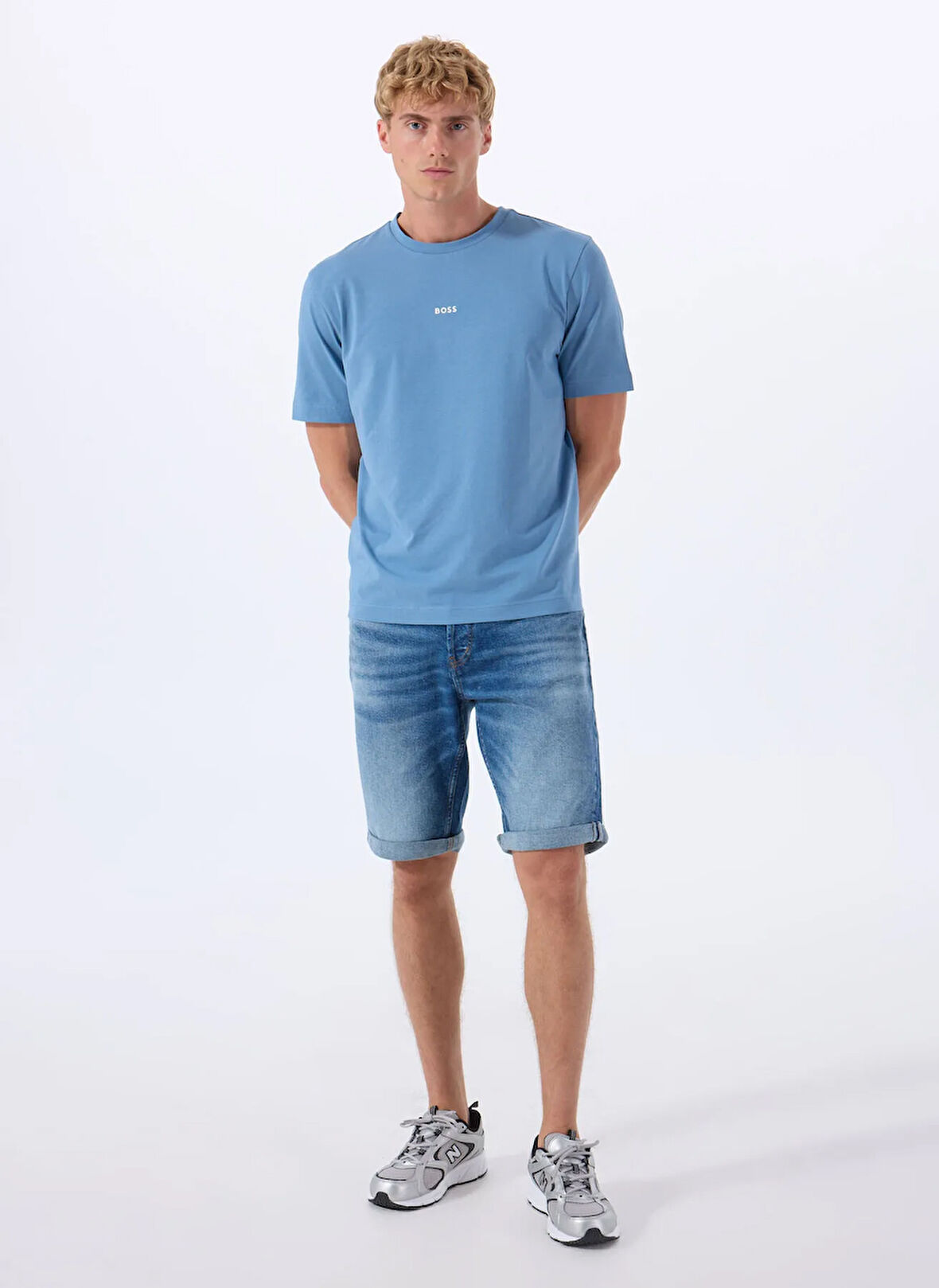 Mavi Erkek Normal Bel Tapered Fit Denim Şort 50537719_HUGO 634/S 10271026 01