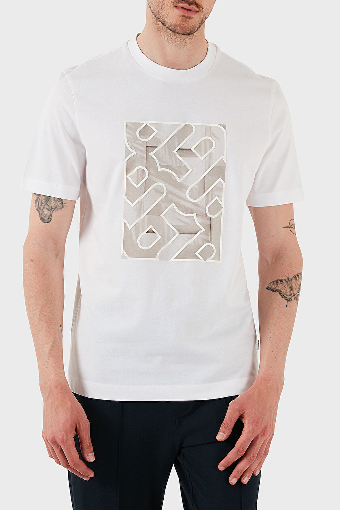 Boss Erkek T Shirt 50538438 102