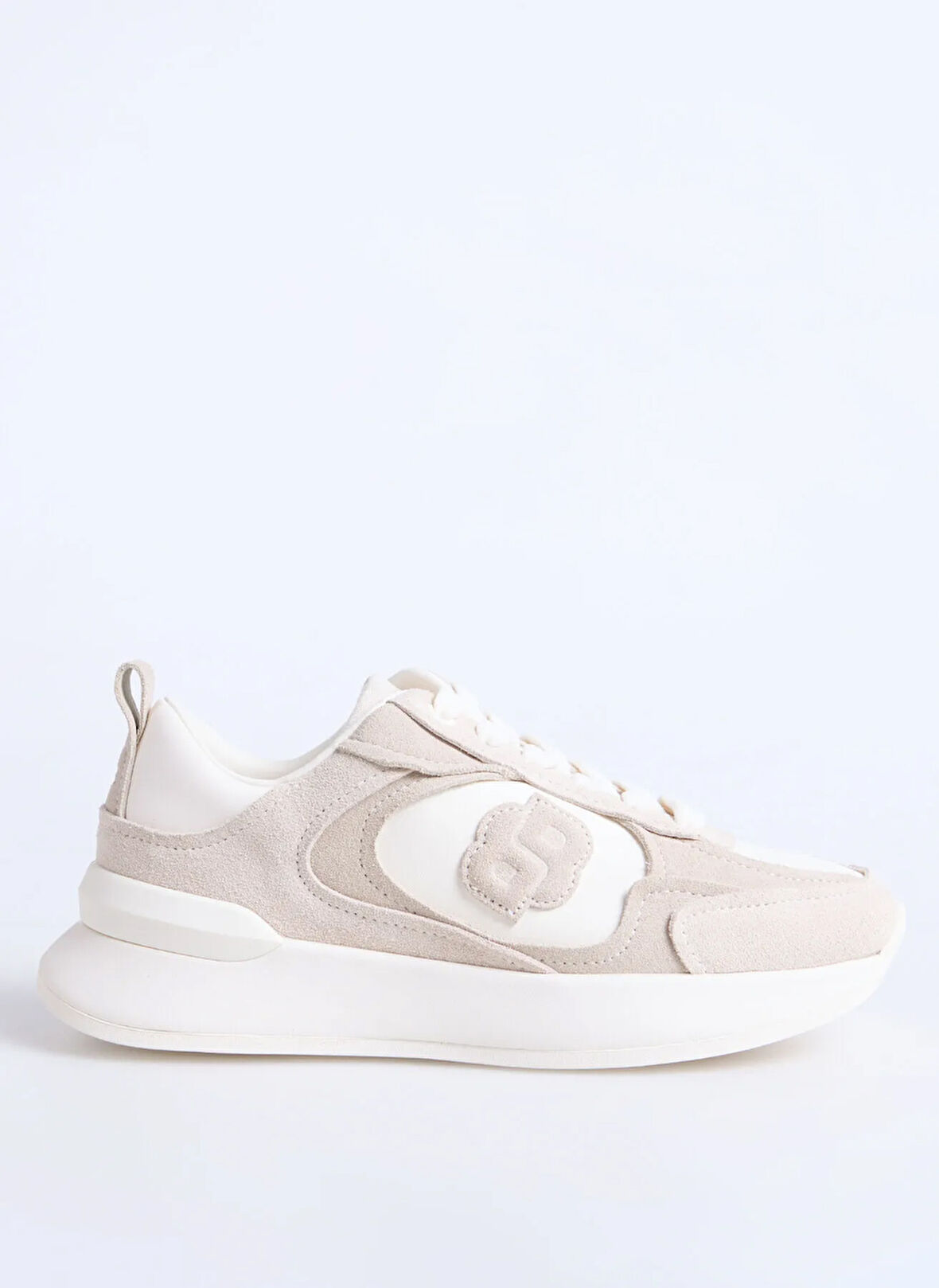 Boss Bej Kadın Sneaker B Icon_Runn_sdnap