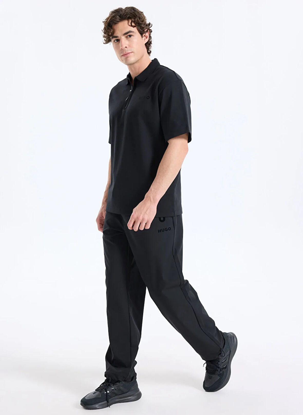 Hugo Lastikli Bel Regular Fit Siyah Erkek Chino Pantolon 50541380_Gabri253