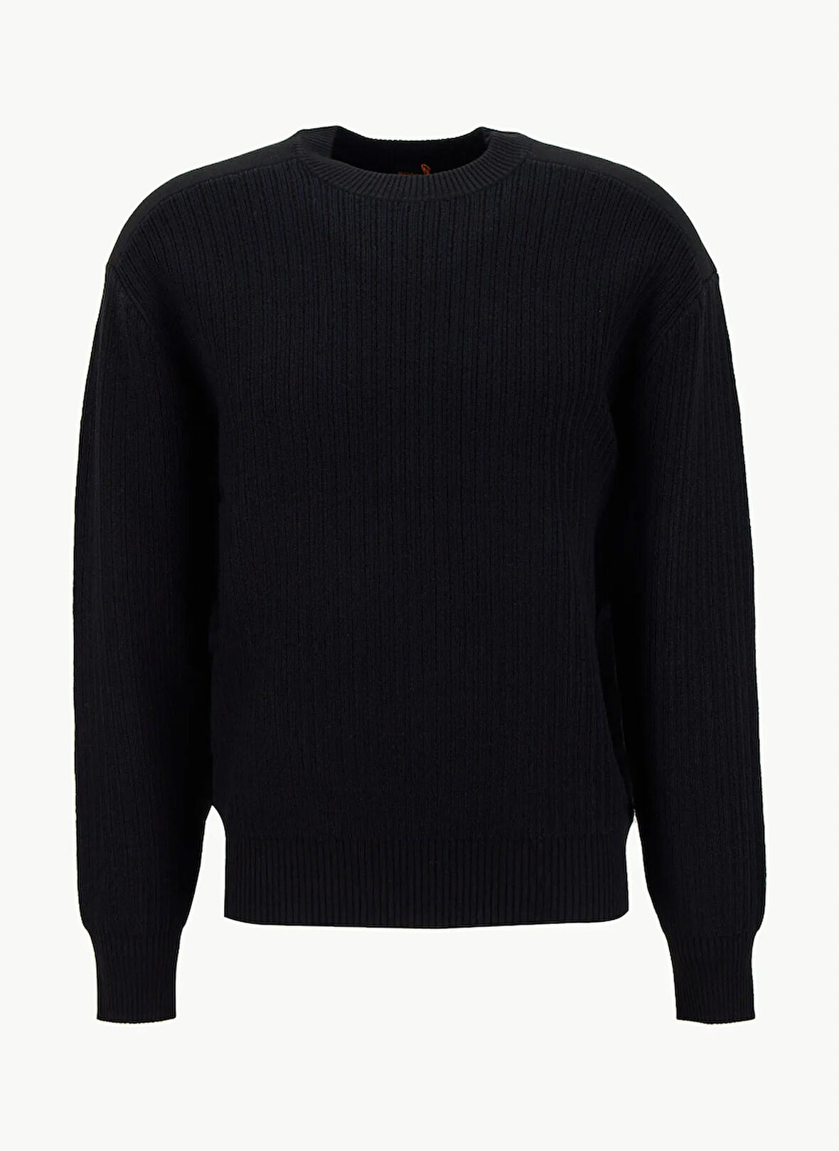 Boss Bisiklet Yaka Relaxed Siyah Erkek Kazak Koltorp