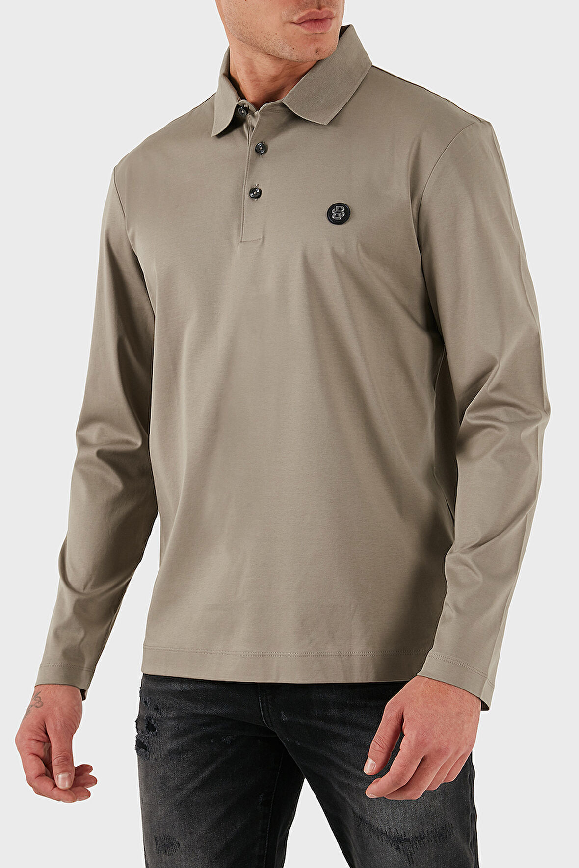 Boss Erkek Polo Yaka Sweat 50523917 245