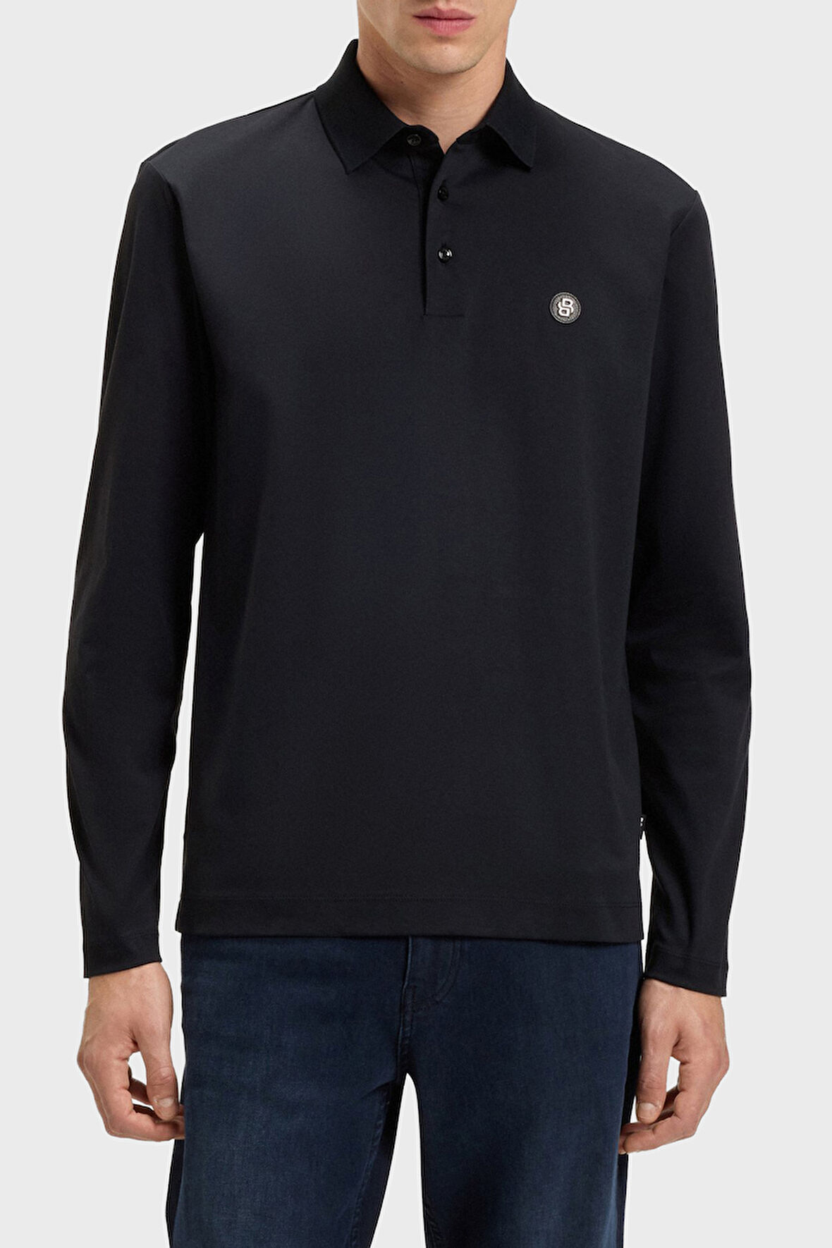 Boss Erkek Polo Yaka Sweat 50523917 406