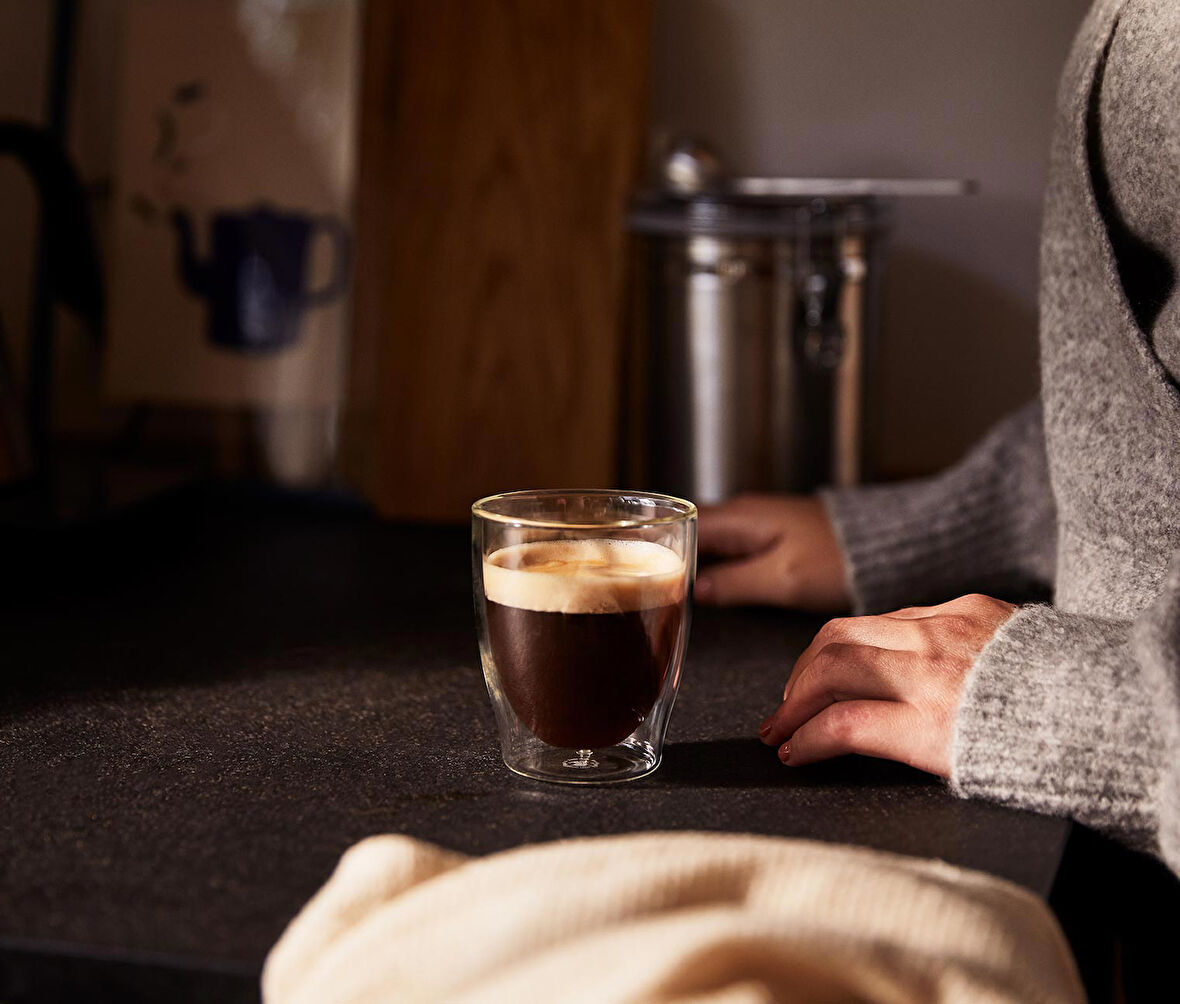 Tchibo Çift Cidarlı Cafe Crema Bardağı, 2'li
