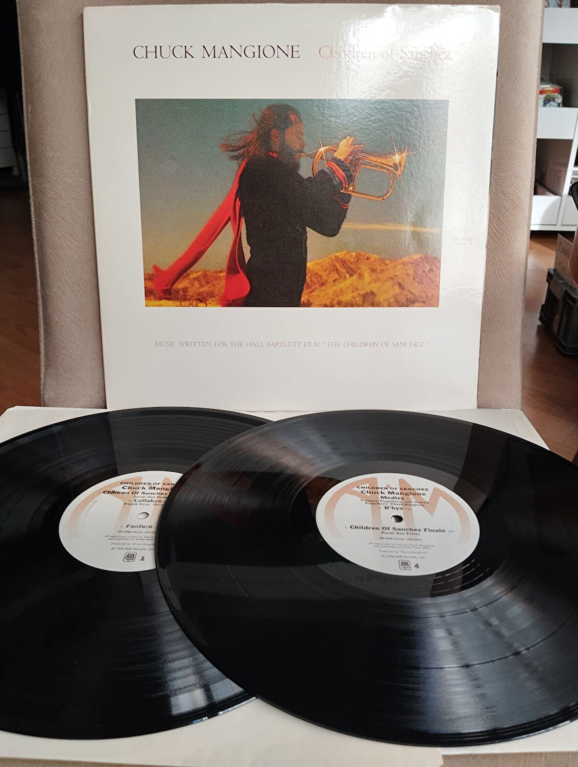 Chuck Mangione – Children Of Sanchez - 1978 Amerika Basım Double 2XLP Albüm - 33 lük Plak-2.el