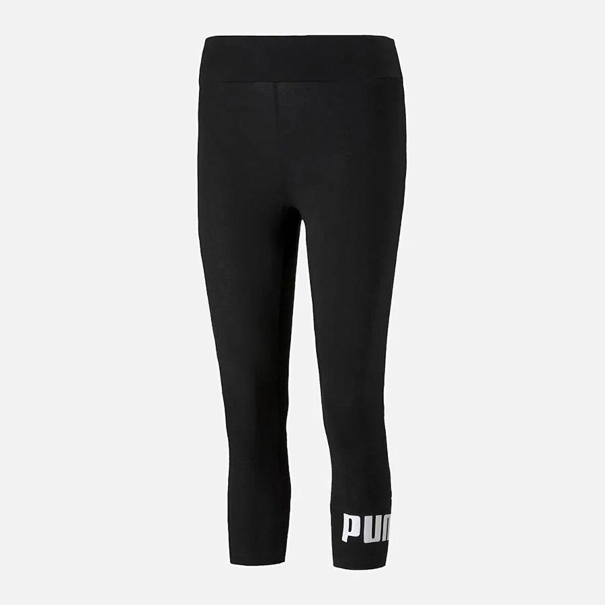 Puma ESS 3/4 Logo Leggings SİYAH Kadın Tayt