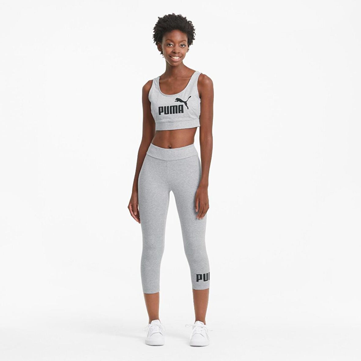 Puma Kadın Tayt Essentials 3/4 Logo Leggings