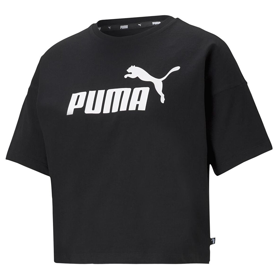 Puma 58686601 Ess Cropped Logo Tee Kadın Sporcu Sütyeni
