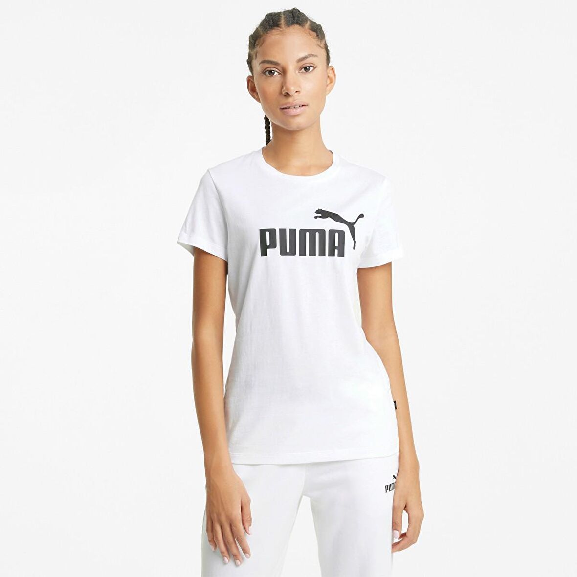 Puma Kadın Tişört Essentials Logo 58677402