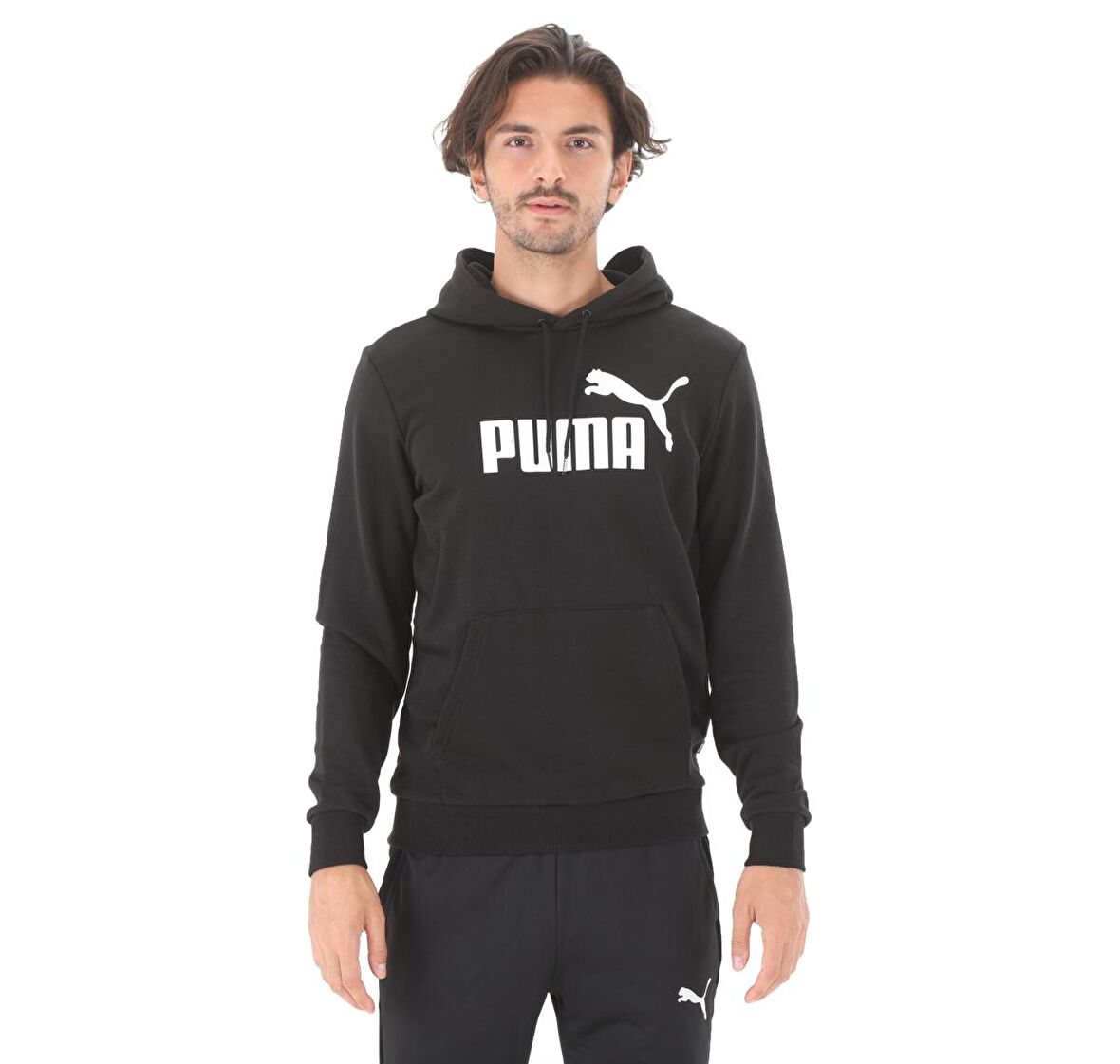 Puma Ess Big Logo Hoodie Tr Erkek Siyah Sweatshirt