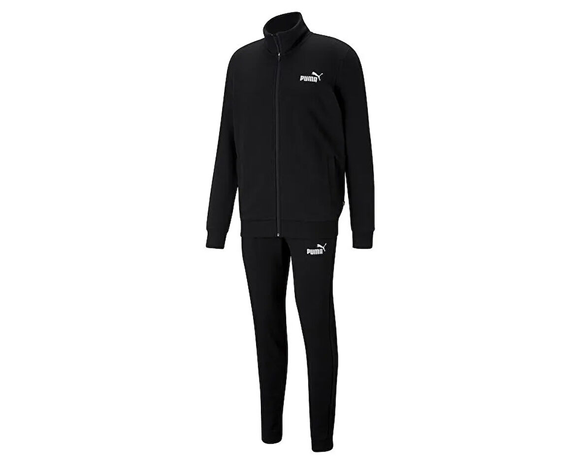 Puma Clean Sweat Suit Erkek Günlük Eşofman Takımı 58584001 Siyah