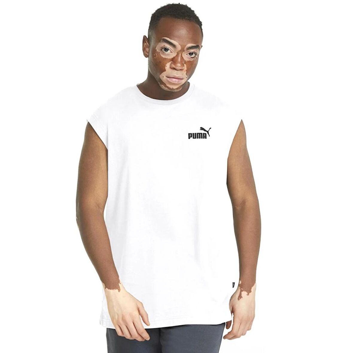 Puma Essential Erkek Beyaz Günlük Stil T-Shirt 58673802