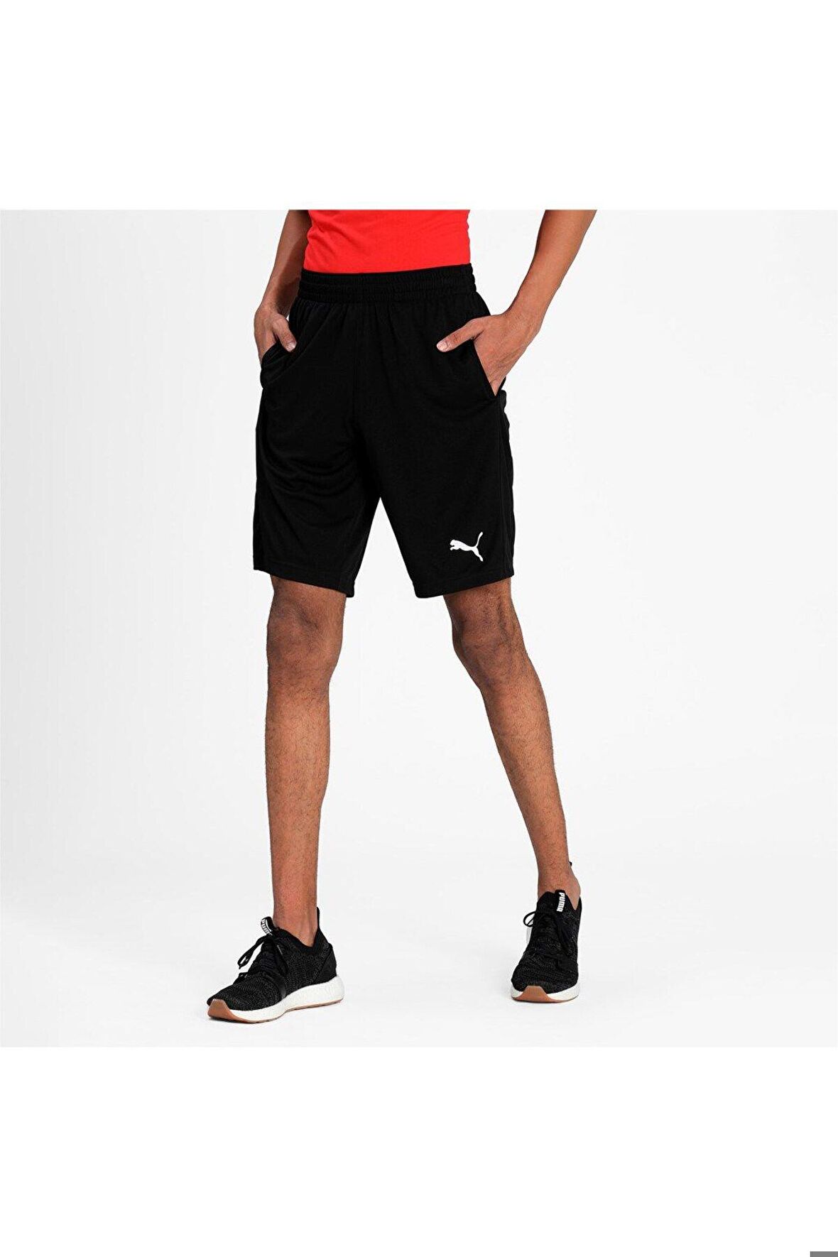 Erkek Antreman Şortu Actıve Interlock Shorts 8" Black 58672901