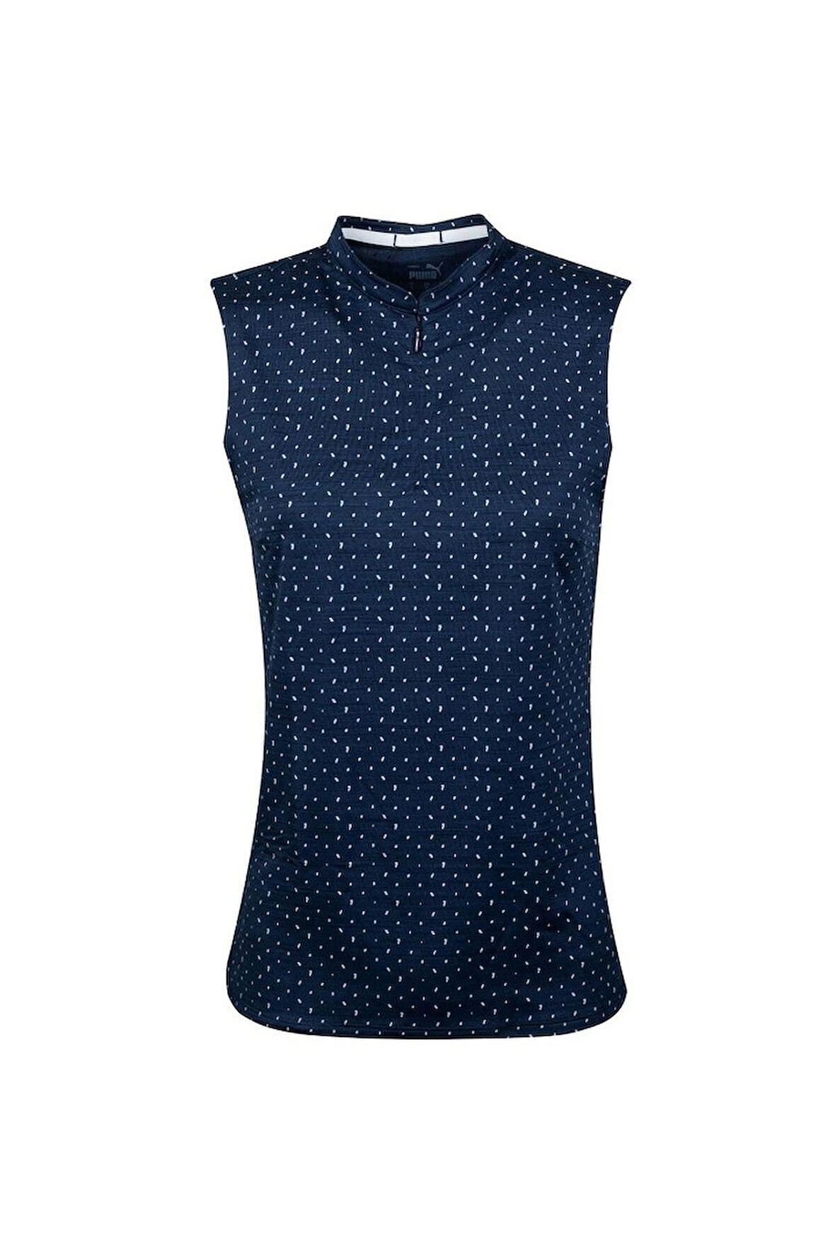 Puma Cloudspun Sleeveless Polka Kadın Polo Tshirt